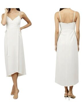 Park & Fifth Abbott Dress In White Size 16 Plus Size wedding party